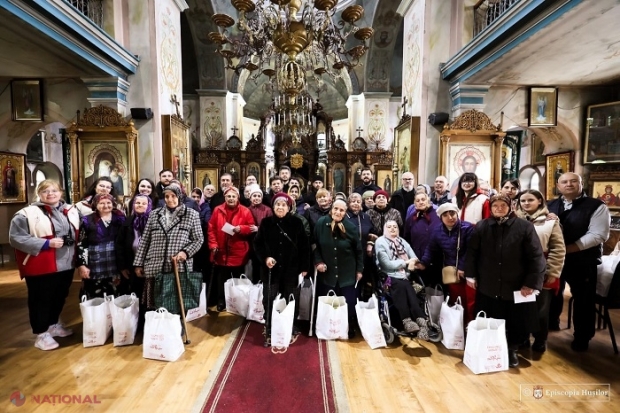 Bătrânii și copiii din Mitropolia Basarabia primesc sprijin din partea Asociației Filantropia Ortodoxă Huși, în cadrul Campaniei de Paști