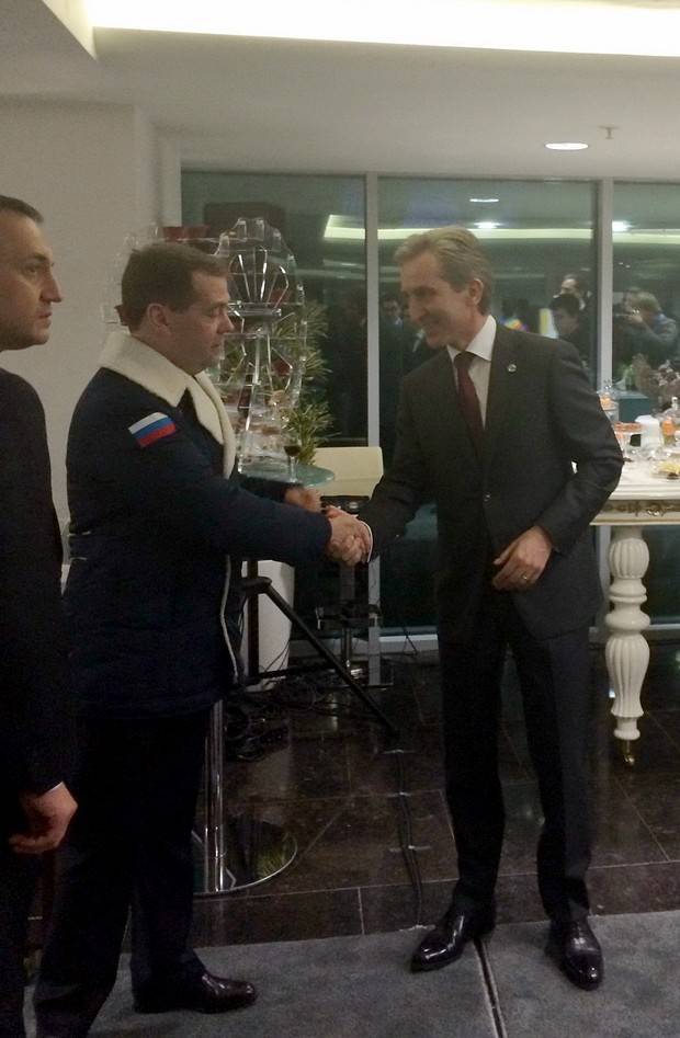 Leancă s-a întâlnit cu Putin şi Medvedev