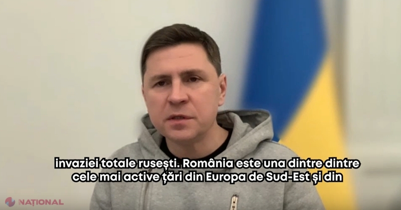 VIDEO Consilierul lui Zelenski RECUNOSCĂTOR României și poporului