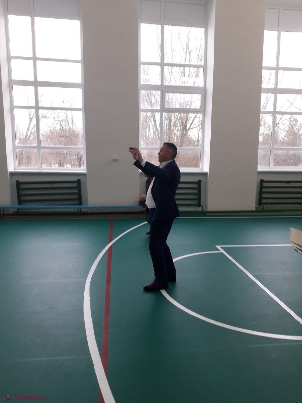 FOTO // Sala de sport a Gimnaziului de la Ivancea, Orhei, RENOVATĂ în cadrul unui proiect susținut de echipa lui Ilan Șor și BRD