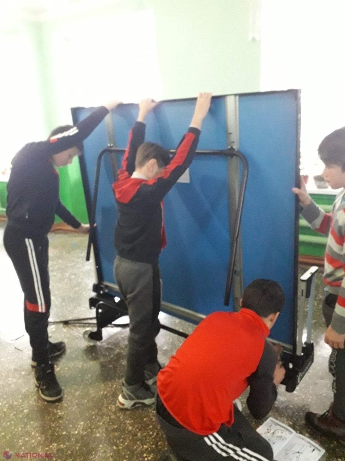 FOTO // Sala de sport a Gimnaziului de la Ivancea, Orhei, RENOVATĂ în cadrul unui proiect susținut de echipa lui Ilan Șor și BRD