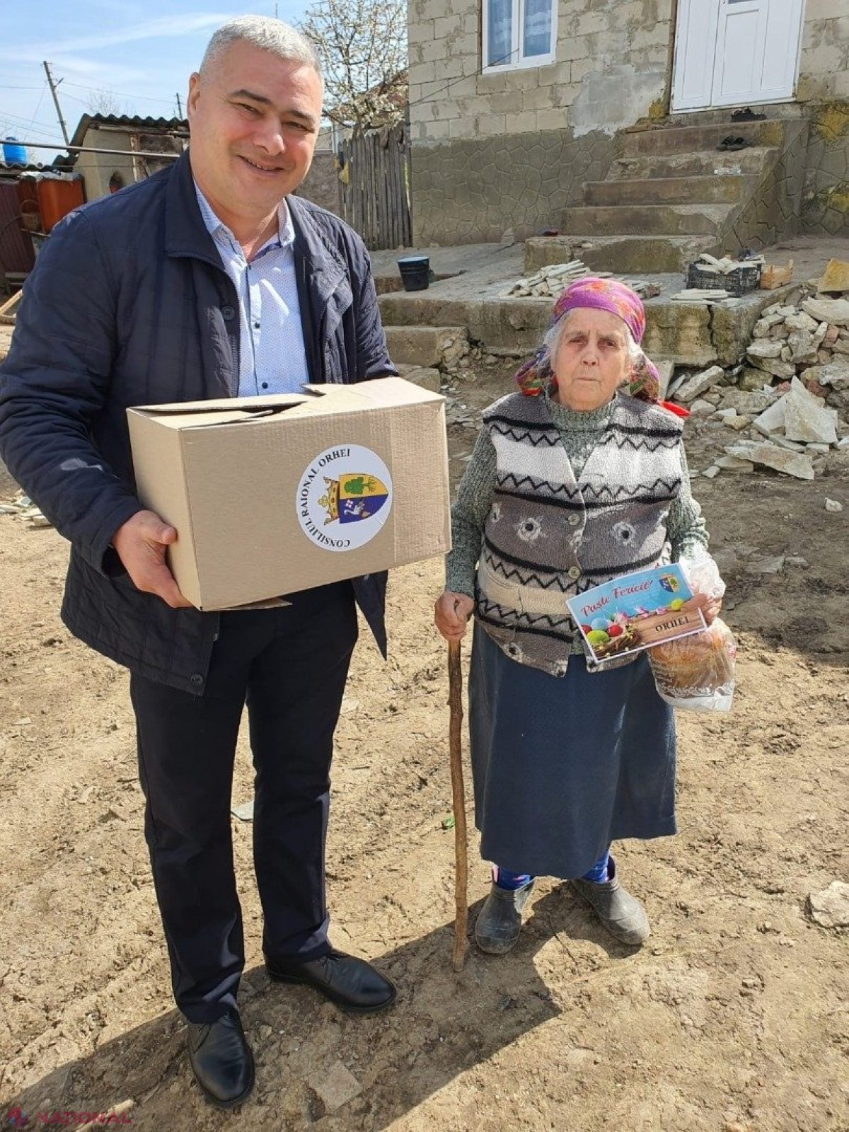 FOTO // Mai mult de 1 000 de pensionari și familii cu venituri modeste din raionul Orhei au primit cadouri de Paște de la echipa lui Ilan Șor