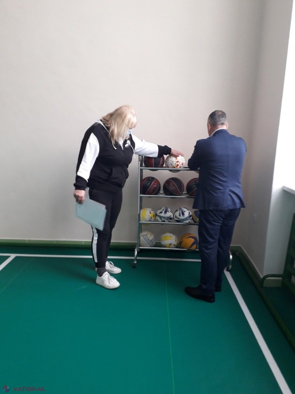 FOTO // Sala de sport a Gimnaziului de la Ivancea, Orhei, RENOVATĂ în cadrul unui proiect susținut de echipa lui Ilan Șor și BRD