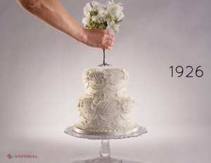 VIDEO // Cum s-a schimbat TORTUL de nuntă în ultimii 100 de ani