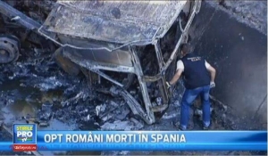 Opt români au murit într-un accident teribil din SPANIA
