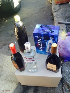 Alcoolul vândut în Chișinău, CONTRAFĂCUT? Lovitura dată de polițiști