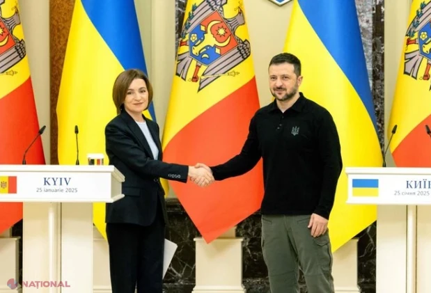 VIDEO // Maia Sandu, la Kiev: Lidera de la Chișinău i-a oferit Președintelui Volodimir Zelenski „Ordinul Republicii”