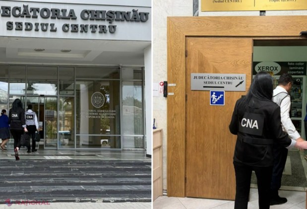 VIDEO // DETALII de la perchezițiile de la Judecătoria Chișinău: Cine sunt avocatul și angajatul INSTANȚEI, reținuți de CNA pentru decizii „la comandă”