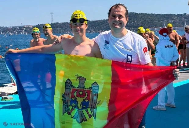 ULTIMA ORĂ // Vasile Tofan a traversat înot Bosforul, dar a fost întrecut de fiul său, Aron: „Cursa s-a încheiat pe continentul european, exact în direcția în care merge și țara noastră”