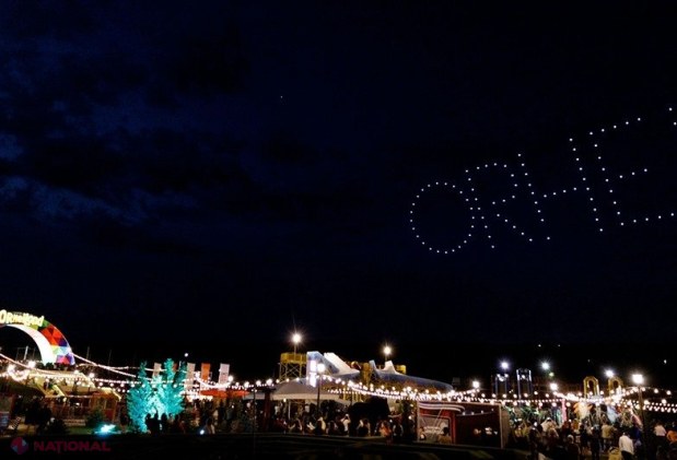 VIDEO, FOTO // Peste 100 de DRONE au făcut un show de excepție la „OrheiLand”