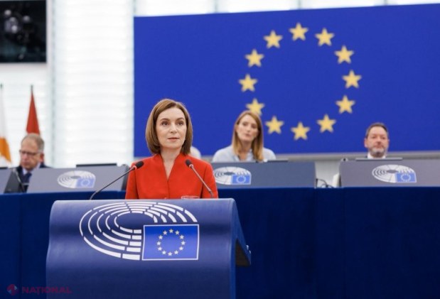 Maia Sandu în Parlamentul European: Alegerile din 28 septembrie, un moment crucial pentru viitorul democratic al Moldovei în Europa