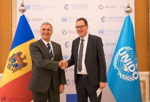 Eugeniu Osmochescu accentuează colaborarea Republicii Moldova cu UNIDO pentru modernizarea industrială și digitalizarea economiei