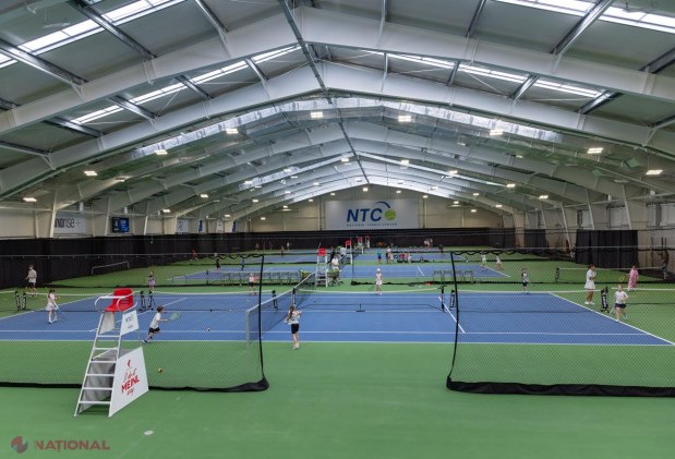 Simona Halep și Juan Martín del Potro, alături de premierul Munteanu la inaugurarea Centrului Național de Tenis din Chișinău