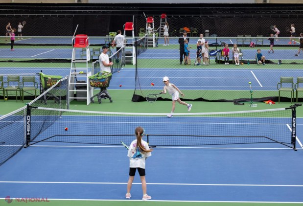 Simona Halep și Juan Martín del Potro, alături de premierul Munteanu la inaugurarea Centrului Național de Tenis din Chișinău