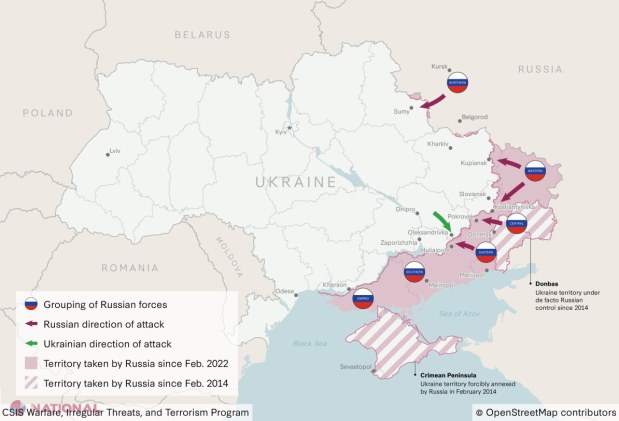 Studiu CSIS: pierderile Rusiei în războiul din Ucraina depășesc 2 milioane de victime, peste bilanțul uman de la Stalingrad