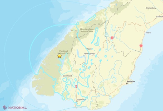 Cutremur de 5,9 și avertizare de tsunami lângă poarta de acces spre zona turistică Fiordland din Noua Zeelandă
