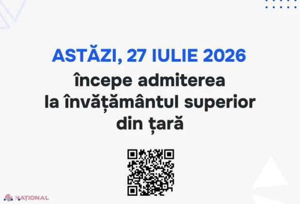Admitere online la universitățile din Republica Moldova: peste 9.000 de locuri bugetare pentru licență, master și studii avansate în anul 2026-2027