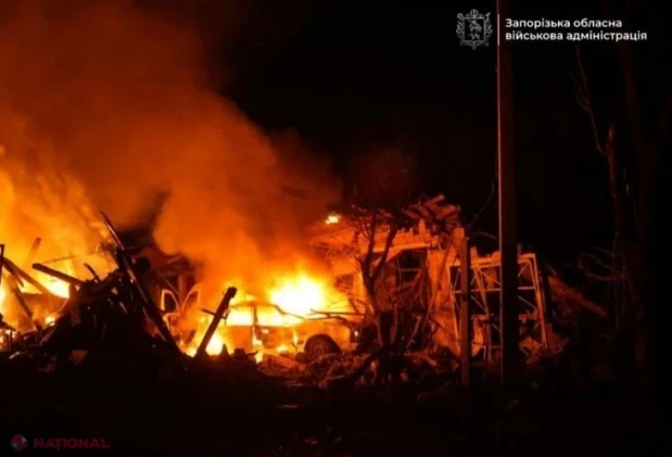 Noi atacuri rusești în Ucraina: nouă morți peste noapte, inclusiv șase în Zaporojie