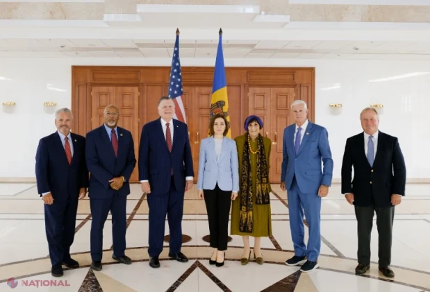 Maia Sandu consolidează parteneriatul cu Washington: întâlnire la Chișinău cu o importantă delegație bipartizană a Congresului SUA