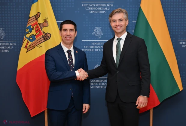 Mihai Popșoi și omologul său lituanian au discutat la Vilnius despre aderarea Republicii Moldova la UE și cooperarea bilaterală