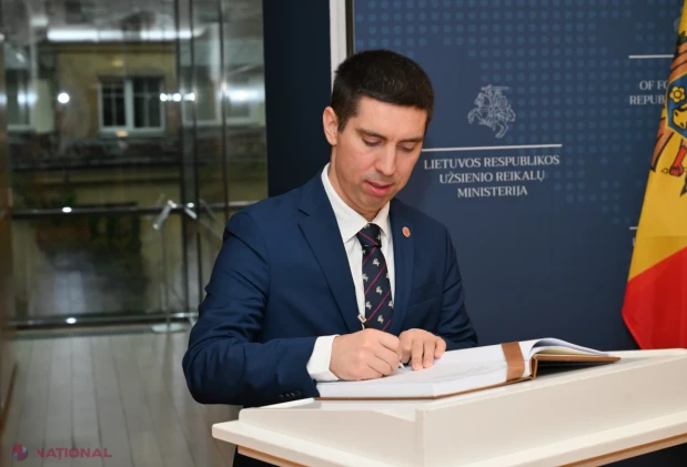 Mihai Popșoi și omologul său lituanian au discutat la Vilnius despre aderarea Republicii Moldova la UE și cooperarea bilaterală