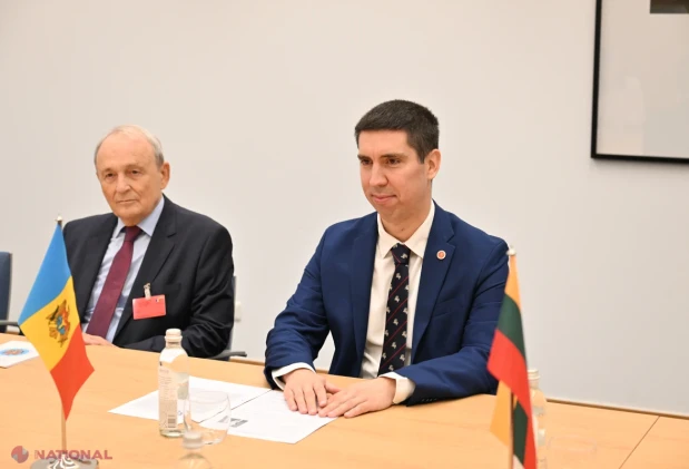 Mihai Popșoi și omologul său lituanian au discutat la Vilnius despre aderarea Republicii Moldova la UE și cooperarea bilaterală