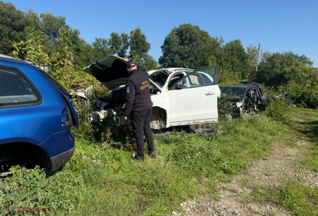 12 vehicule cu termenul de aflare în țară depășit și date spre dezmembrare, depistate la Ciorescu