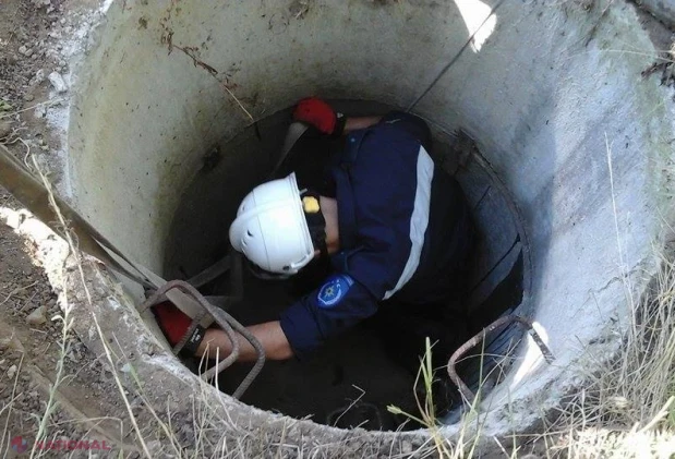Un bărbat a căzut într-o fântână la Cimișlia. Salvatorii IGSU l-au scos la suprafață