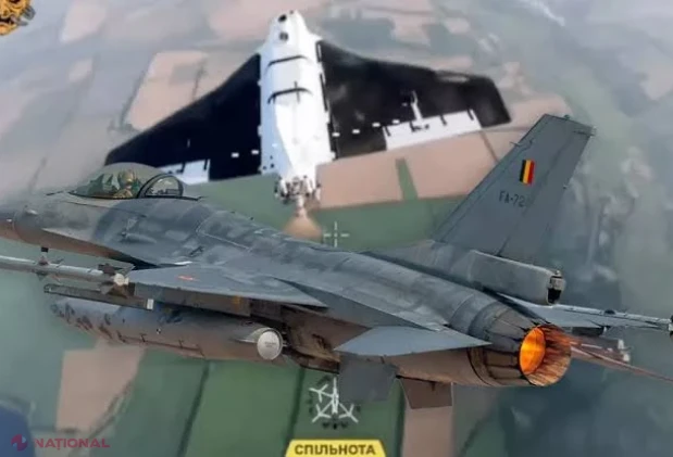 VIDEO // Intervenție fermă aproape de granița R. Moldova. România a doborât prima DRONĂ care i-a încălcat spațiul aerian. Un F-16 a interceptat ținta
