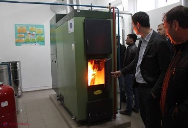 FOTO // Se vor încălzi cu PAIE! Sistem ecologic de încălzire la Taraclia