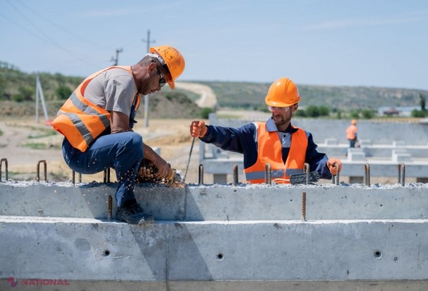 FOTO // Centura orașului Vulcănești prinde contur. Spînu: „Drumul va scurta traseul spre portul naval de la Giurgiulești pentru transportatori”