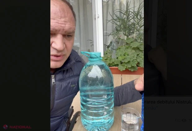 VIDEO // Atac de pe PRISPĂ cu recipiente de apă: Ion Ceban învinovățește Kievul și Chișinăul pentru criza hidrologică de pe Nistru, în timp ce R. Moldova scapă de sistări, iar la Cernăuți apa curge doar câteva ore pe zi
