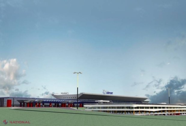 FOTO, VIDEO // Aeroportul din Chișinău se va transforma spectaculos. Vezi cum va arăta noul terminal