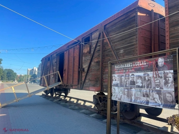 Vagoanele DURERII, un simbol al memoriei noastre istorice: Număr-record de vizitatori la expoziția „Basarabia în Gulag”