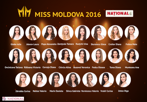 NAȚIONAL4 aduce pe micile ecrane MISS MOLDOVA 2016