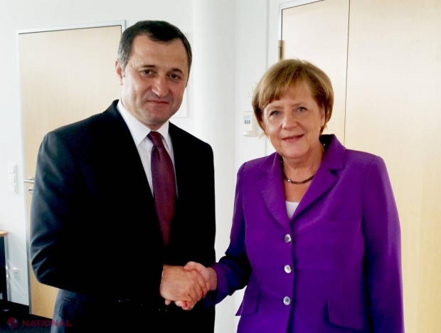 Vlad Filat s-a ÎNTÂLNIT astăzi cu Angela Merkel! Iată despre ce au discutat