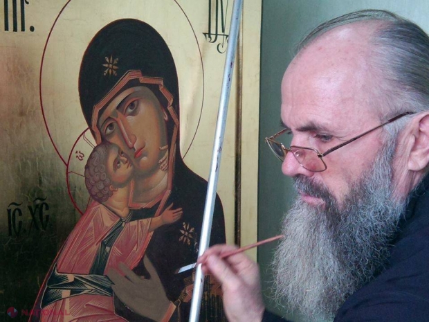 Preotul din R. Moldova care SLUJEȘTE cu pensula în mână