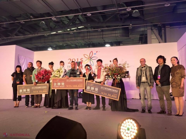 SUCCES // Moldovean PREMIAT la un concurs internațional de floristică din Taiwan
