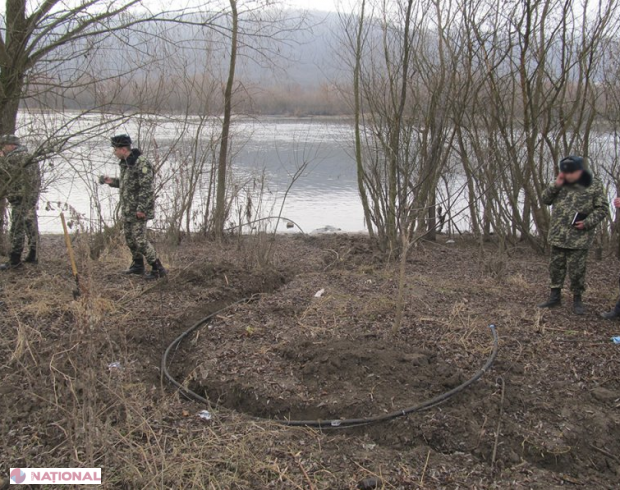 Operațiune moldo-ucraineană! Ce au depistat polițiștii îngropat în pământ pe o distanță de jumătate de kilometru