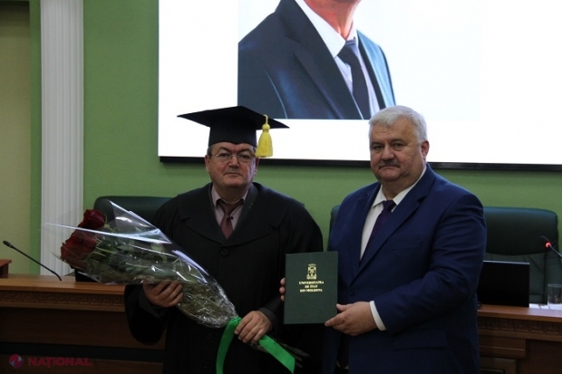 Rectorul Universității din București, Marian Preda, Doctor Honoris Causa al Universității de Stat din Moldova: „Este un titlu academic care mă onorează, dar mă și obligă”