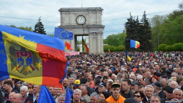 Protestele din Chişinău văzute de presa rusă