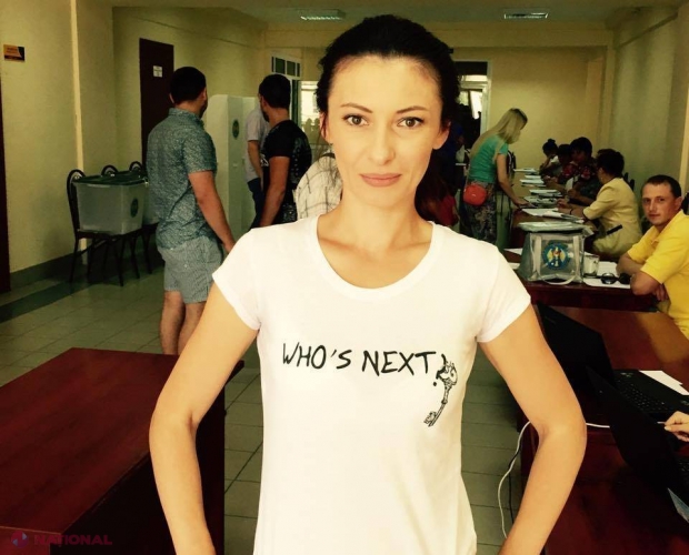 Angela Gonța a mers astăzi la votare cu un MESAJ pe tricou: „Să vedem ce-o să iasă”
