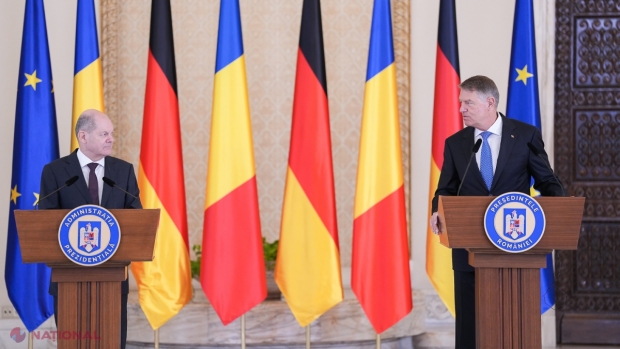 VIDEO // Olaf Scholz, IMPRESIONAT de solidaritatea României față de R. Moldova