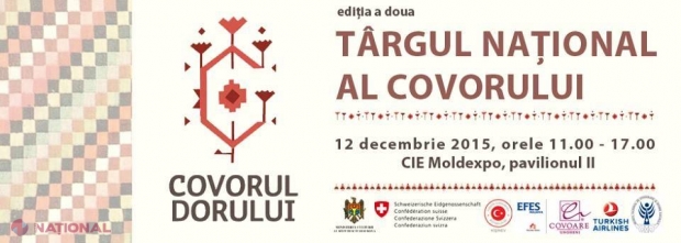 Vizitatorii vor putea PROCURA covoare turcești la Târgul Național al Covorului din Chișinău