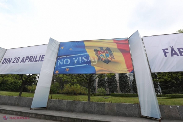FOTO // R. Moldova se pregătește să SĂRBĂTOREASCĂ regimul liberalizat de vize cu UE