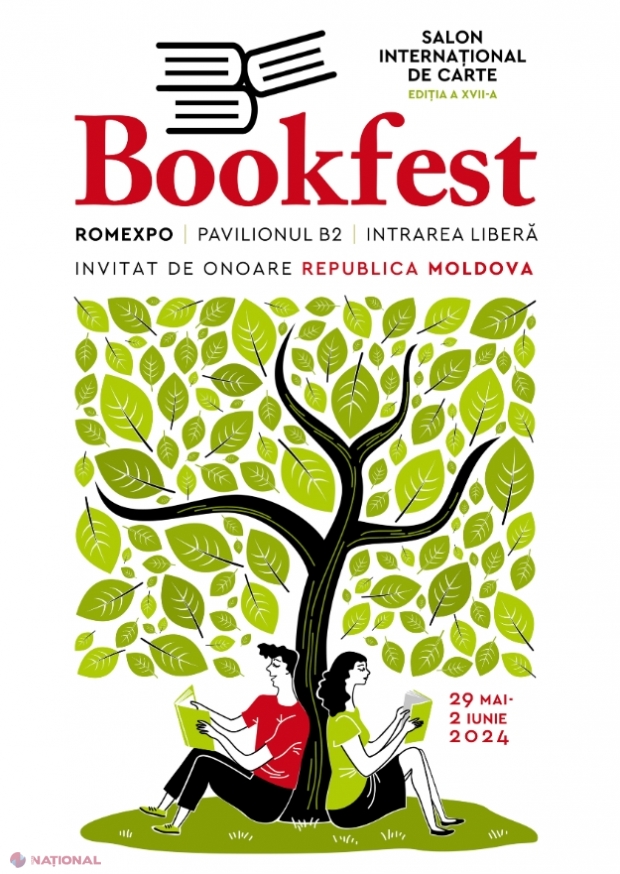 START pentru înscrierile la Bookfest 2024! Republica Moldova, invitatul de onoare al evenimentului care va avea loc la București 