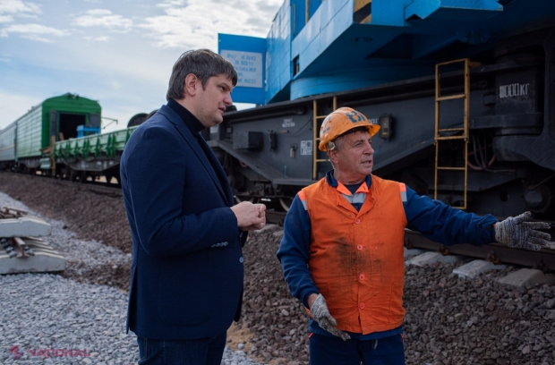 Ministrul Andrei Spînu: „Salariile feroviarilor pentru luna decembrie au fost PLĂTITE datorită unui credit de la Loteria Națională a Moldovei”