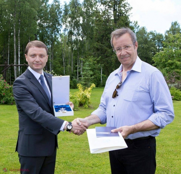 Ambasadorul R. Moldova, DECORAT de Președinția Estoniei cu cea mai înaltă distincție