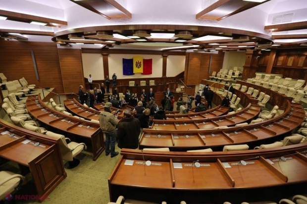 FOTO // Cum arată noua sală de ședințe a Parlamentului