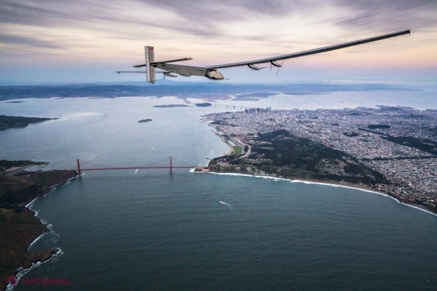 Primul zbor realizat în jurul Pământului cu ajutorul unui avion alimentat cu energie solară 